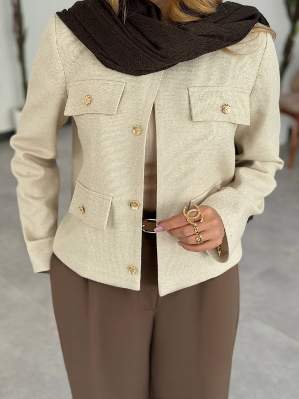 کت کنفی ترک زنانه کد BAHAR