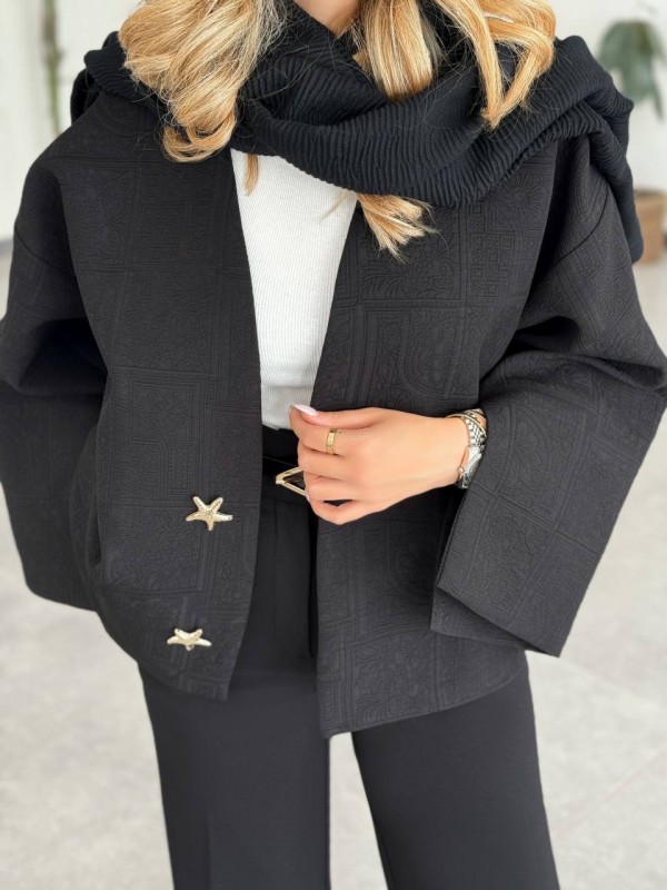 کت ژاکارد اسلیم زنانه کد ELGA