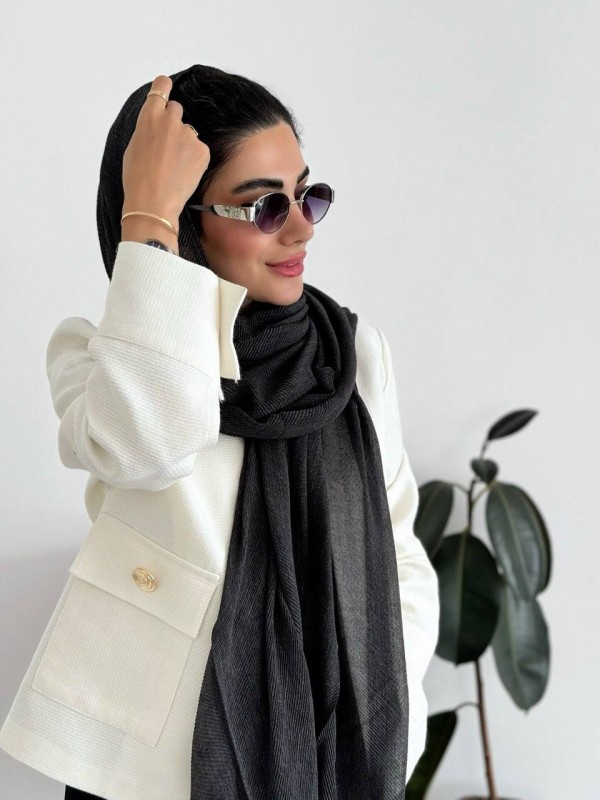 شال پلیسه تیغ ماهی دخترانه