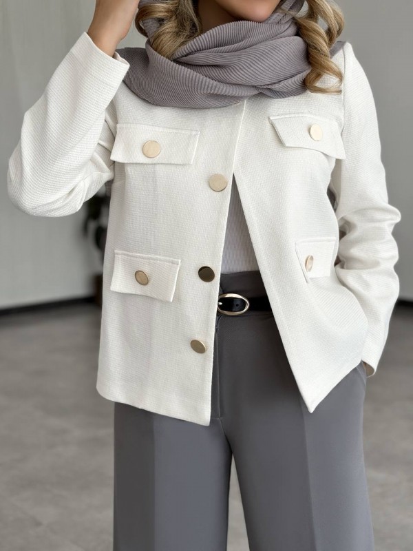 کت کنفی زنانه کد VANIL