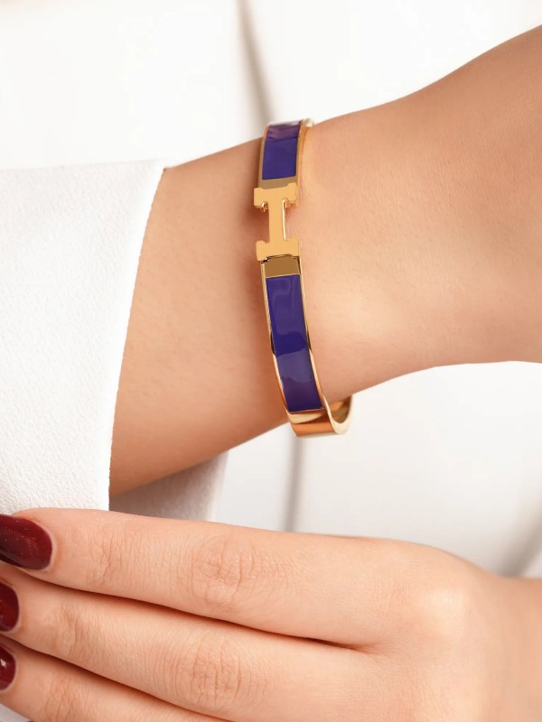 دستبند النگویی استیل 304 (Hermes) هرمس 8 میل کد B003