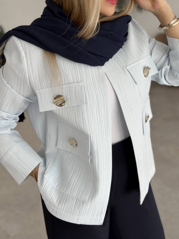 کت ژاکارد جدید زنانه کد LIZA