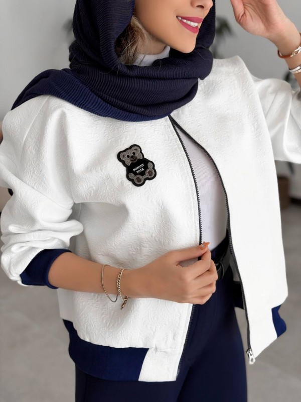 بامبر ژاکارد زنانه کد NOYAN