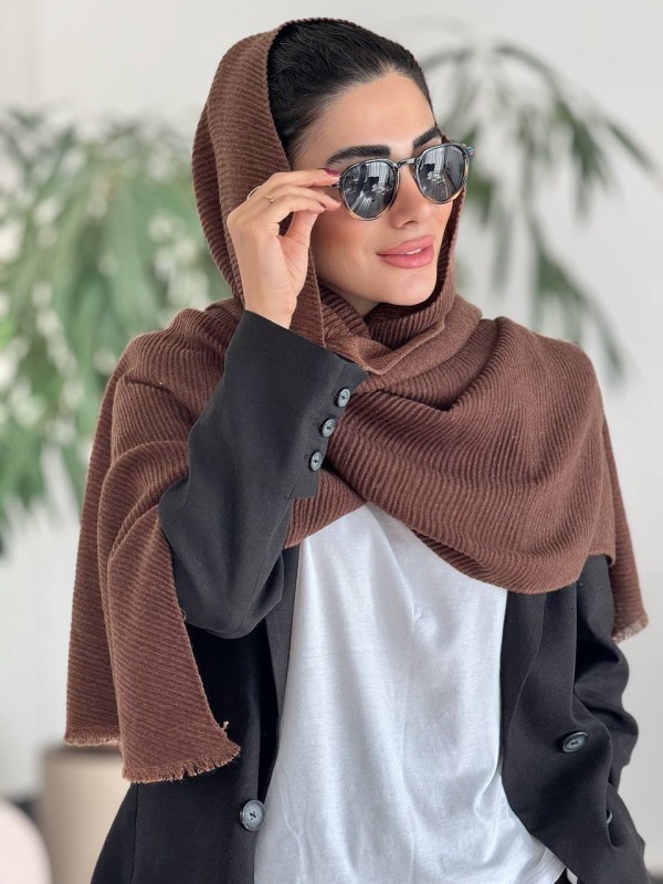 شال موهر پلیسه پاییزه زنانه