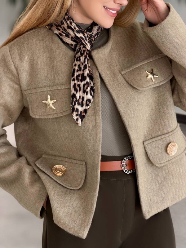 کت کشمیر پاییزه کد AZAR