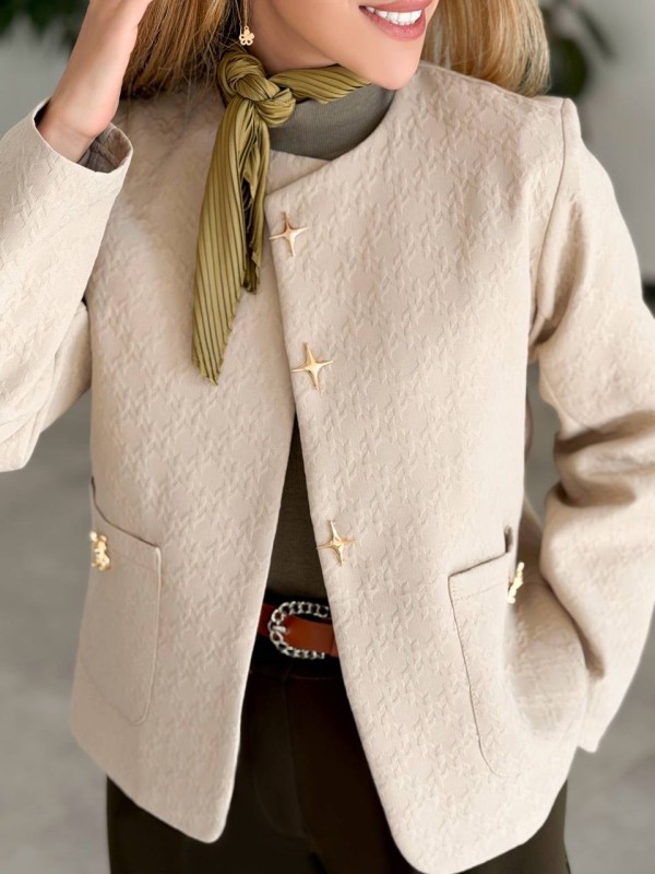 کت ژاکارد پاییزه کد ELIF