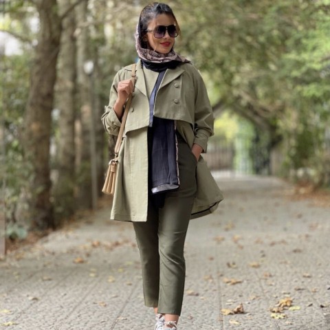 مانتو کتان پاییزه  زنانه کد 700