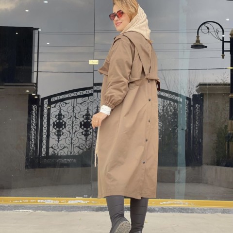 بارونی  آستر دار زنانه کد 017