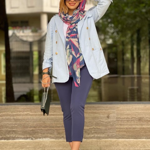 مانتو کتی لینن زنانه کد 375