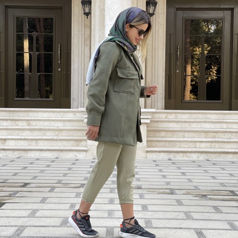 مانتو  فوتر زنانه کد GREEN
