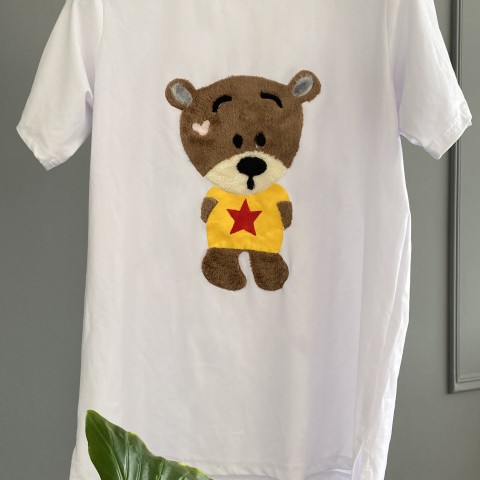 تیشرت زنانه نخ پنبه کد LUNA