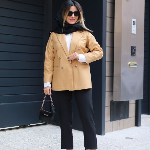 شلوار کلاسیک زنانه کرپ مازراتی کد NARVAN