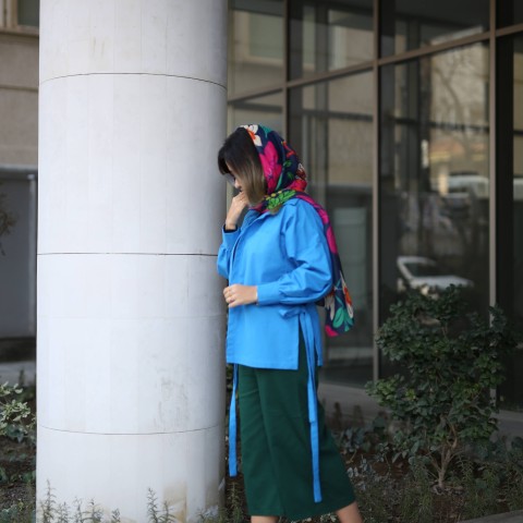 شلوار نیم بگی ترندی اسپرت زنانه کد BIO