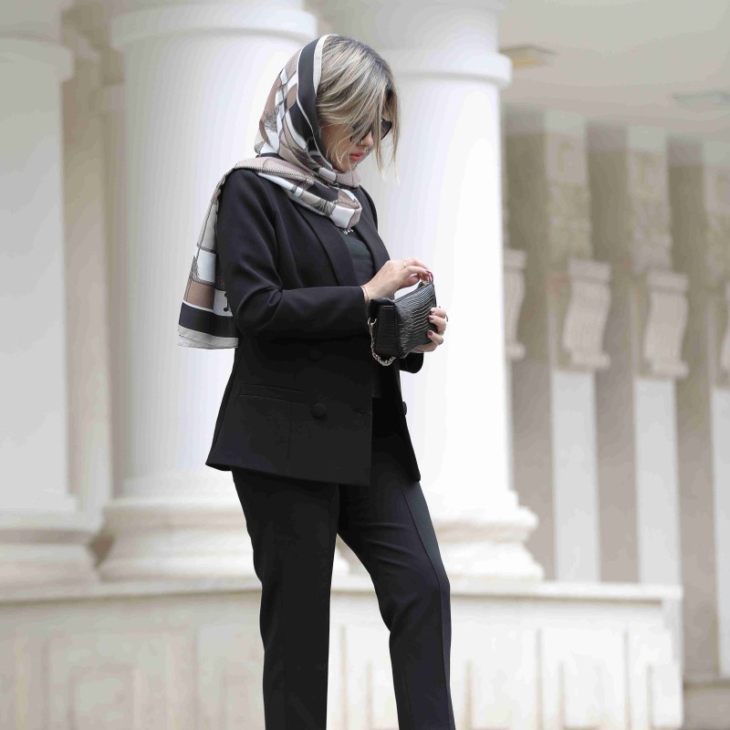 شلوار کلاسیک جدید زنانه کرپ کد