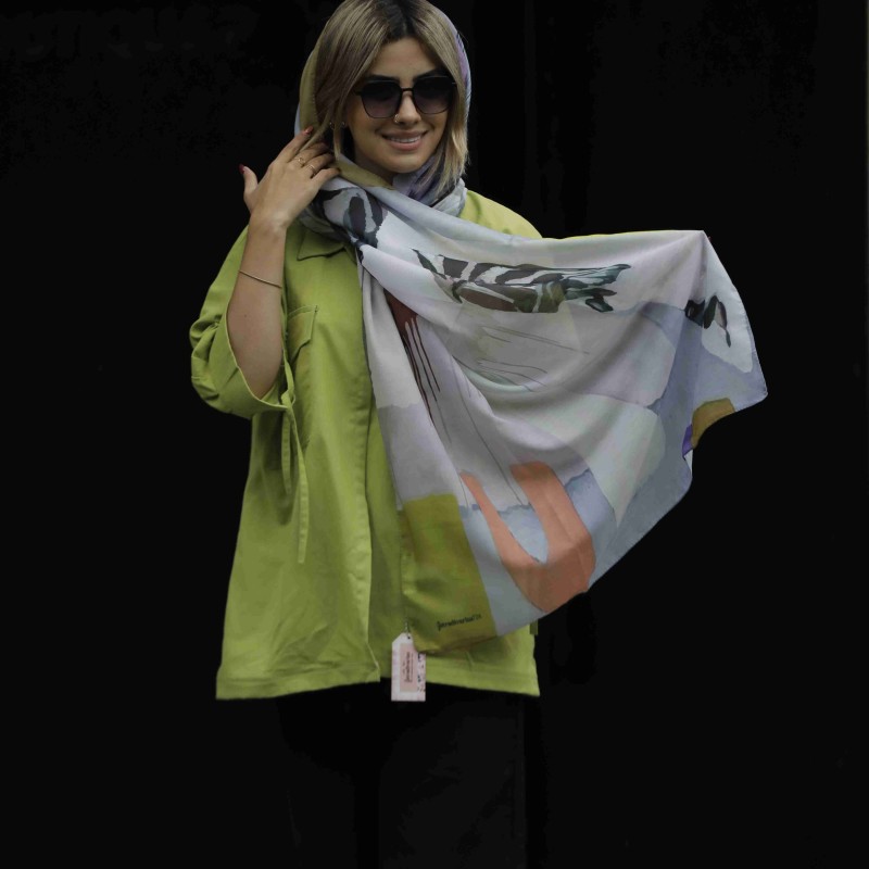 شال طرحدار سبک بهاره و تابستانه کد DELI