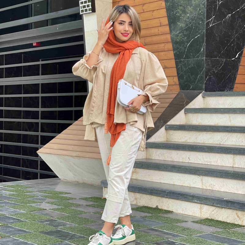 کیف فندی (FENDI) دستی و دوشی چرم سفید کد POFAKI