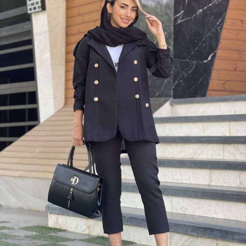 مانتو کتی لینن جدید زنانه کد 373