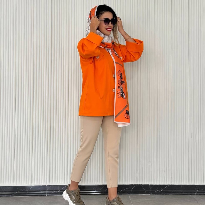 شال نخی طرحدار بهاره و تابستانه کد LEA