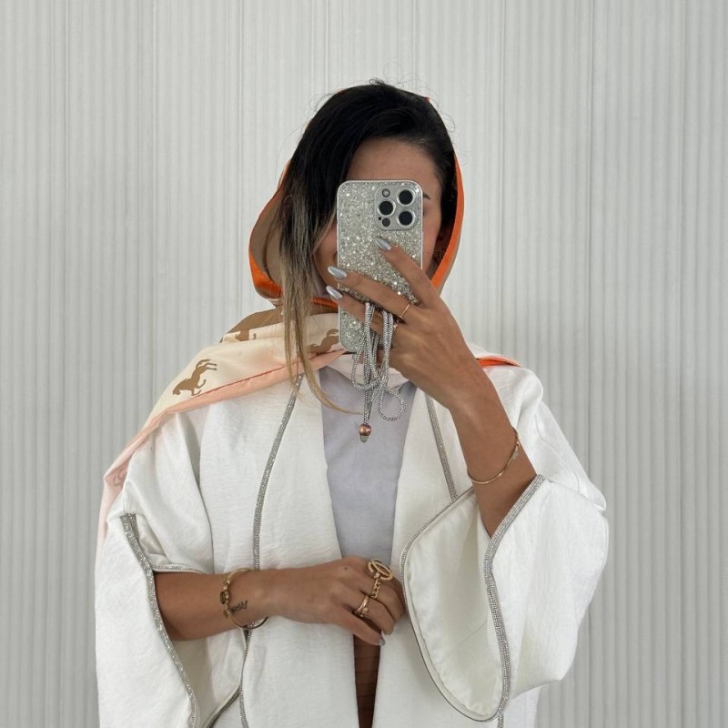 شال نخی جذاب طرحدار کد VINA