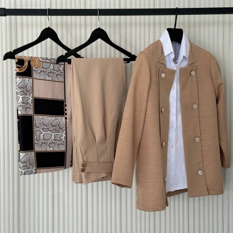 شال نخی طرحدار کد STOK