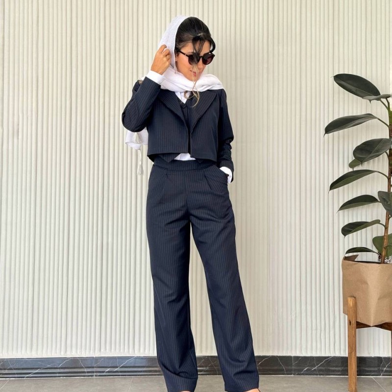 شلوار واید جلو پیلی ار زنانه جدید جذاب فاستونی کد HEART