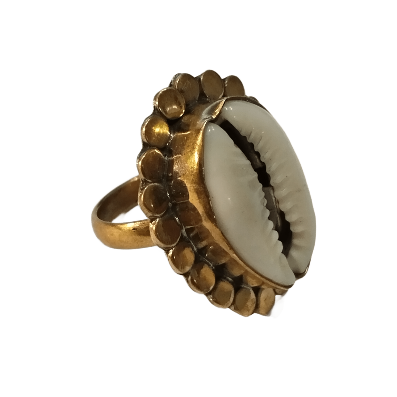 انگشتر نگین صدفی کد R005