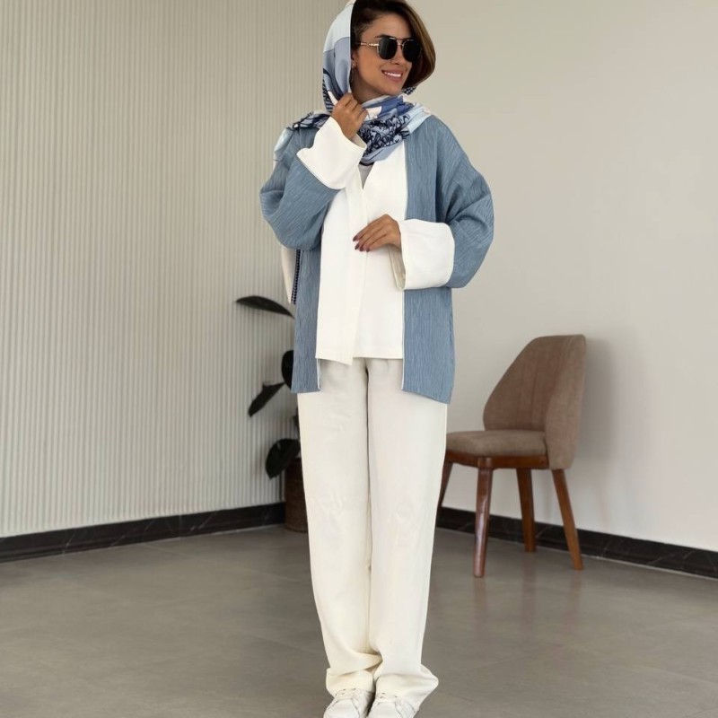 کت زنانه ترندی کرپ بامبو کد TCH