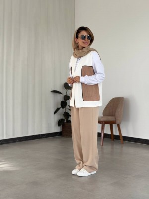 وست دو رنگ جدید زنانه