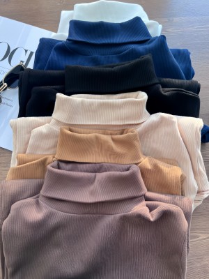 بلوز یقه اسکی کبریتی زنانه