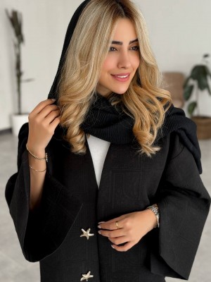 خرید کت ژاکارد آستین کیمونو زنانه
