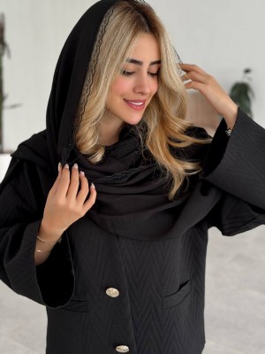 قیمت کت ژاکارد مشکی زنانه