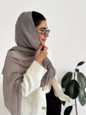 شال پلیسه تیغ ماهی شنی
