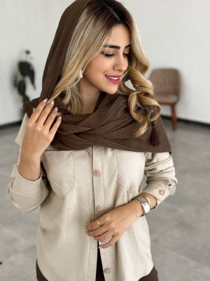 خرید شومیز جودون کرمی