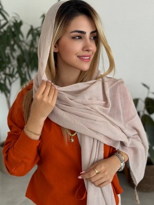 شومیز آجری بغل گره‌ای دگمه چوبی