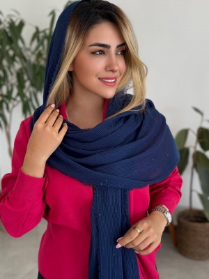 شومیز سرخابی بغل گره‌ای دگمه چوبی
