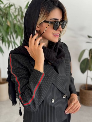 خرید کراپ کت دیپلمات مشکی زنانه