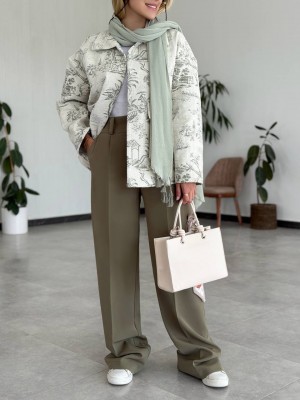 کت پاییزی ژاکارد کد SLIP