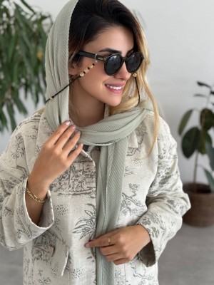 خرید کت پاییزه ژاکارد زنانه لمینیت شده