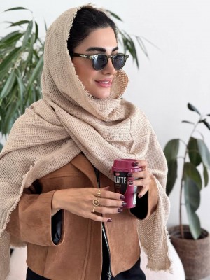 شال پاییزه کرم