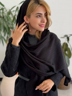 خرید کت پاییزی ژاکارد مشکی کد:MOON