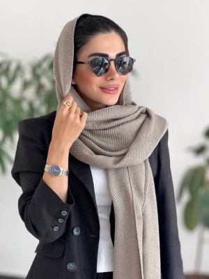 شال موهر پلیسه پاییزه عدسی