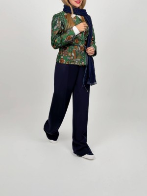 کت سبز زنانه کد MALAN