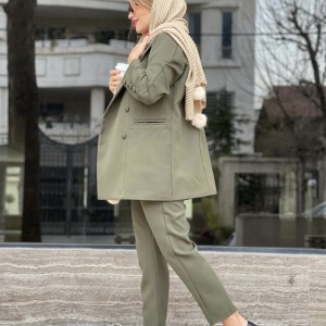 کت  کرپ یشمی زنانه  کد 220