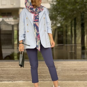 شلوار کرپ کلاسیک زنانه  کد 375