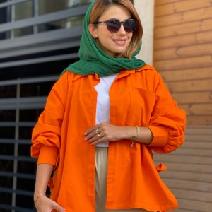 مانتو شومیزی لینن زنانه کد MIA