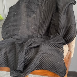 شال پلیسه کهکشانی زنانه کد 459