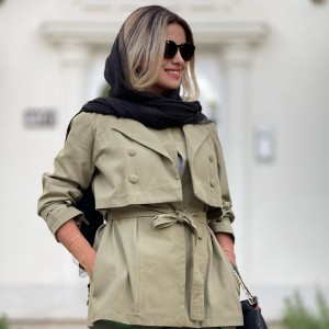خرید و مشخصات مانتوکتی لینن زنانه کد 790