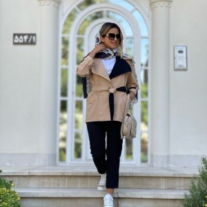 شلوار کرپ کلاسیک زنانه کد TORO