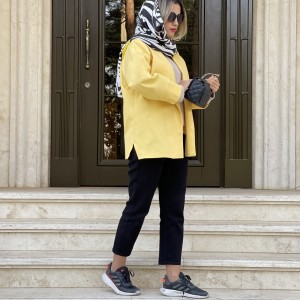 مانتو کتی کتان زنانه کد SOSO