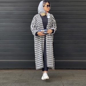 مانتو بلند زنانه کد BW (ترک بافت)